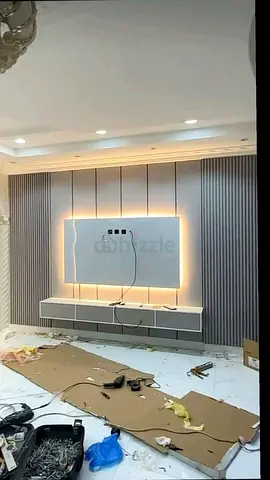 Modern Tv Unit with Lighting