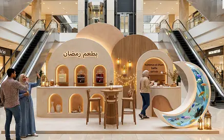 Ramadan Event Kiosk Design  Fabrication