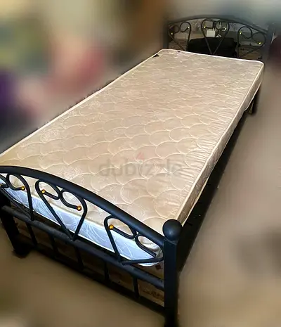 Single Bed Frame with Mattress