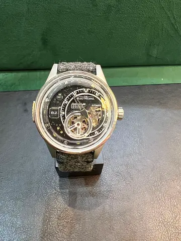 Stylish Electricianz Watch with Skeleton Dial