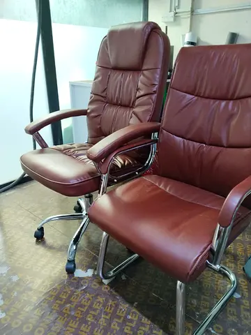 Brown Leather Office Chairs