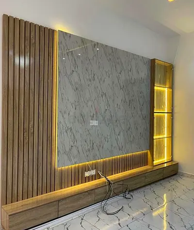 Modern Tv Unit with Lighting