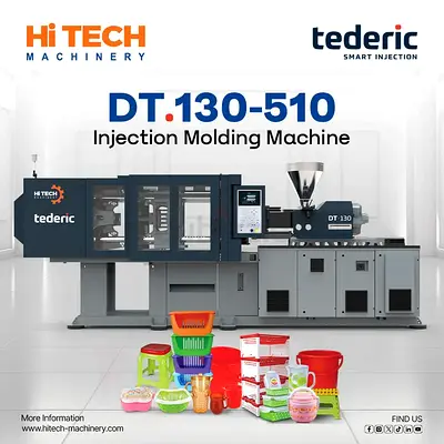 Tederic DT130-510 Injection Molding Machine (Without Electric)