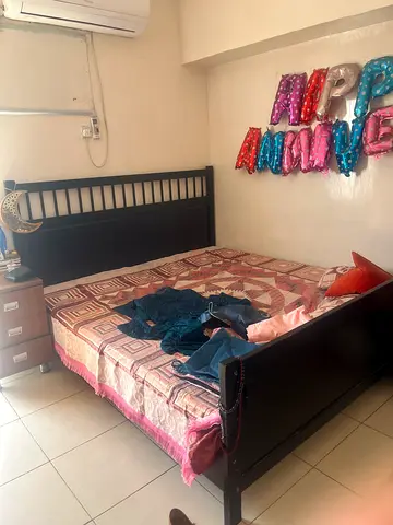 Modern Bed Frame with Mattress