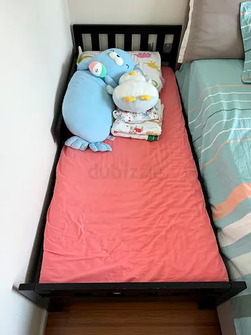 Small bed with mattress