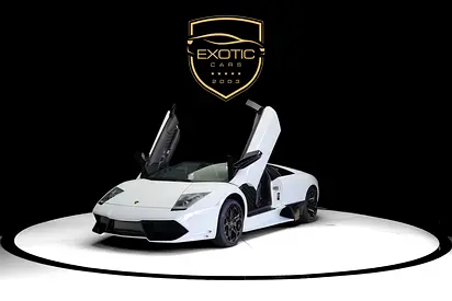 2009 | MURCIELAGO LP640 ROADSTER | WHITE/BLACK | DIAMOND STITCHED INTERIOR