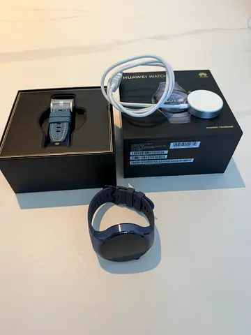 Huawei Watch with Charger and Accessories