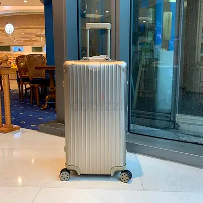 Rimowa titanium trunk trolley