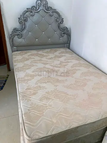120x190 size single Bed Frame with Medical Mattress
