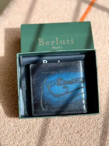 Berluti Slim Compact Wallets For Men