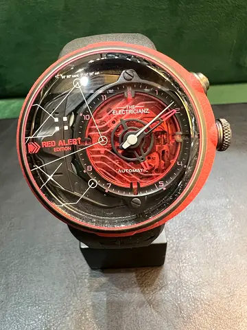 Electricians Red Alert Automatic Watch