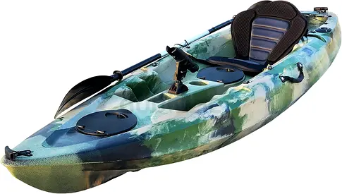 Marine Sports Heavy Duty Sit-On-Top Fishing Kayak – One Person + Accessories