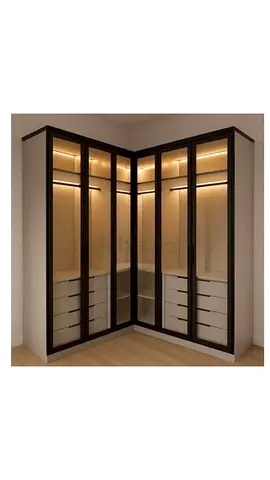 Stylish Corner Wardrobe for Efficient Storage