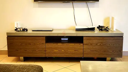 Modern Wooden Entertainment Center