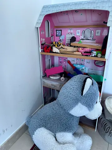 Doll House + Large Plush Dog