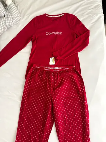 Calvin Klein Red Pajama Set