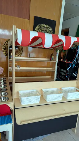 Kids Pretend Play Shop with Canopy made in Germany