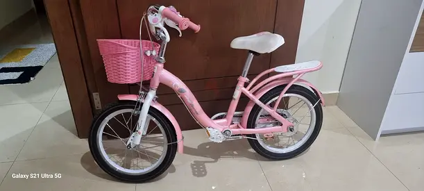 Childrens Pink Bicycle