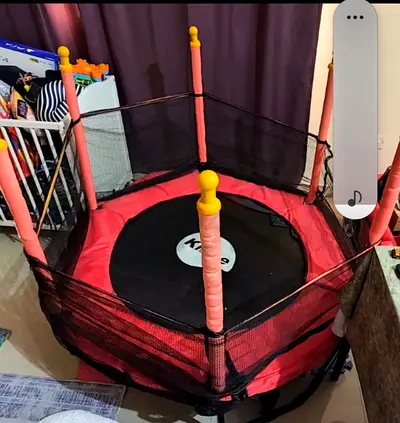 Kids Indoor Trampoline with Safety Net