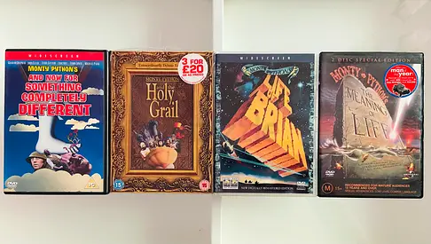 4 Monty Pythons Movie DVD’s