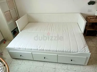 ikea  hamness daybed with ikea mattress