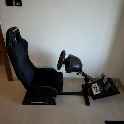 Thrustmaster T300 RS GT (Wheel and Pedal) Racing Simulator Setup with Seat for PS5