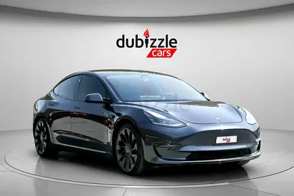 AED 850/month | 2021 Tesla Model 3  | GCC Specs | Ref#432097