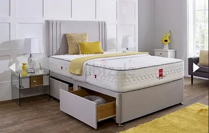 Comfortable King Size Bed with Storage