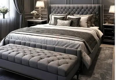Dark gray 200*200  Bed