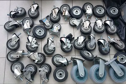 Heavy-Duty Swivel Caster Wheels – Smooth Mobility – Fixed Swivel threaded-stem