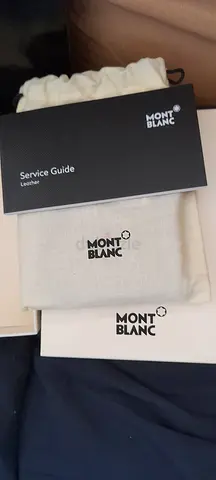 New leather black wallet Mont Blanc original