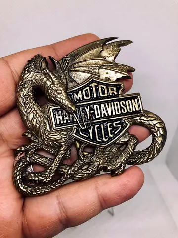 Vintage Harley-Davidson Dragon Emblem (2 Pcs)