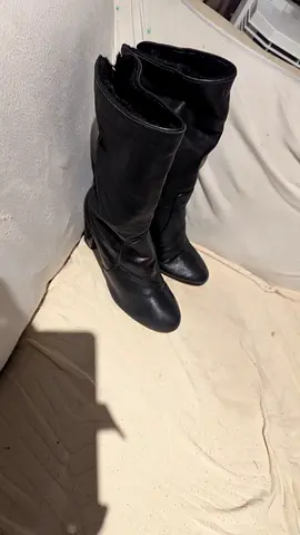 Stylish Black Leather Boots