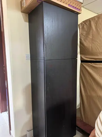 Tall Black Cabinet for Storage H -194 cm, W - 64 cm, depth 62