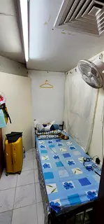 For Only1  Male Sharin room withanother Cntrl Ac Free WiFi Dewa gym Pool 2min walk Burjman Metro