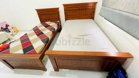 Wooden Bed Frames - Set of 2