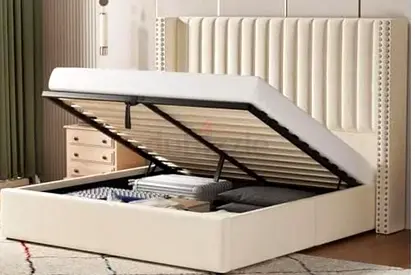 Premium high Quality 200*200 super king size bed with hydraulic storage