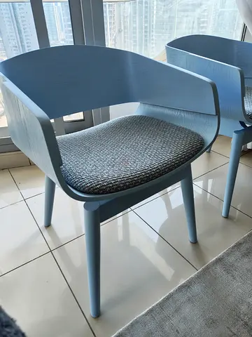 Stylish Blue Armchair (2 pieces)