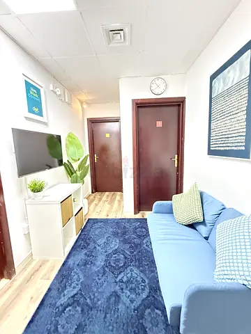 PREMIUM PRIVATE ROOM FOR MALE | CLOSE TO DAFZA METRO | ALL INCLUSIVE RENT WITH HOUSE KEEPING