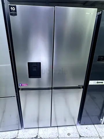 Hisence side by side refrigerator bottom freezer 4 door same like a new condition