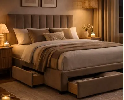 Premium high Quality 180*200 king size drawers Bed