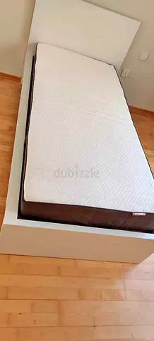 ikea malm single bed with mattress