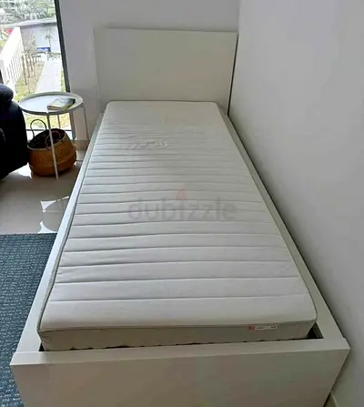 ikea malm single bed with mattress