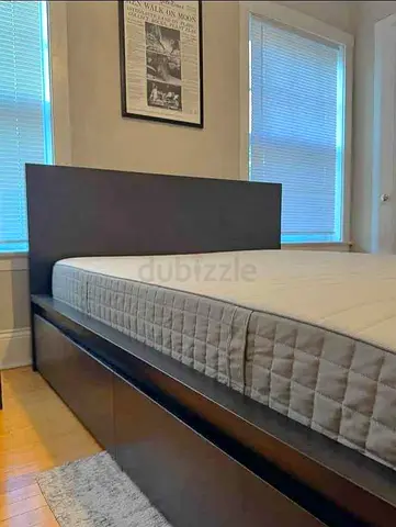 IKEA queen size bed with ikea mattress