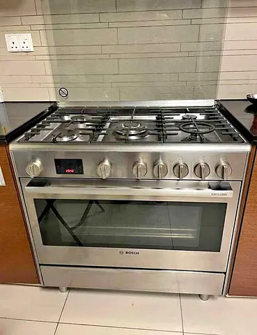 Bosch series 6 top gass oven electric cooker 5 barnar digital cooking range latest version 90cm