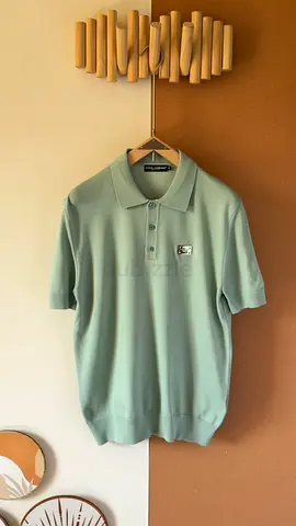 Mens Casual Polo Shirt in Mint Green