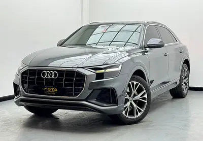 2020 Audi Q8 55TFSI S-Line, Audi Service History, 1 Year Warranty, Excellent Condition, GCC