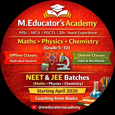 Online Tuition: Math Physics Chemistry Stats CBSE ICSE IGCSE IB AMERICAN JEE NEET University NIOS