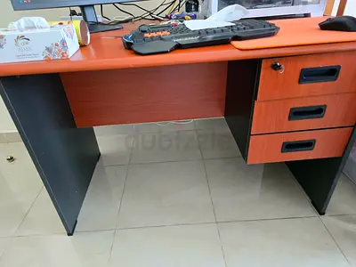 Sturdy Office Desk with Drawers