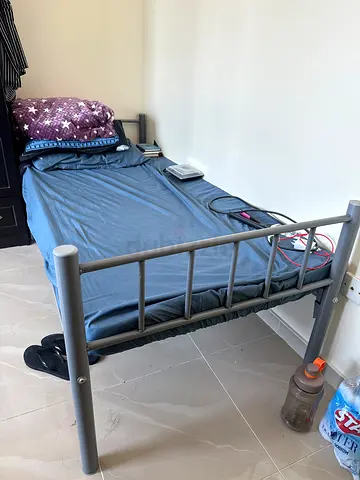 3x Single Bed Frame with Mattress set combo offer @210 aed only for 3 beds